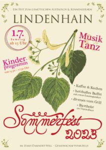 rz_SF23_Lindenhain_Plakat_s-001 Plakat mit Infos zum Fest in Lindenhain am 1. Juli